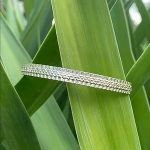 Vintage Sterling Silver Safran Bangle Bracelet